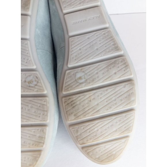 ALEX Marie Suede Mint Green Size 7.5 Padded Loafer EUC - Picture 6 of 7
